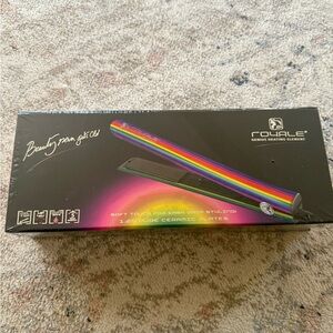 Royale Rainbow 1.25” Pure Ceramic Flat Iron – NEW & SEALED